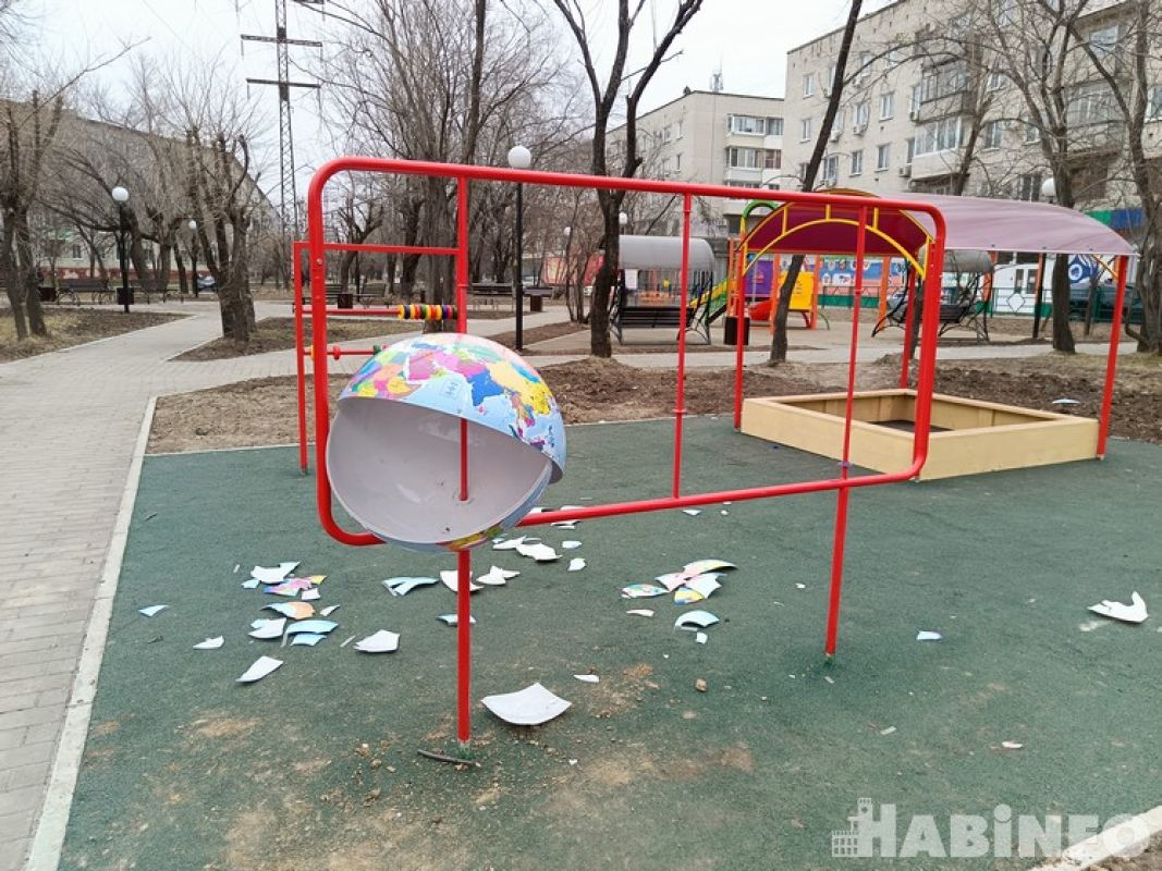 Сквер в Южном разбили спустя неделю после открытия
