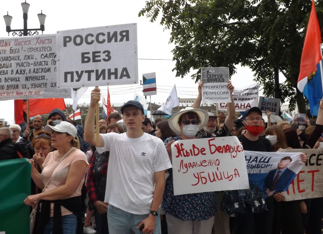 Тучи над Хабаровском: шестая суббота протеста